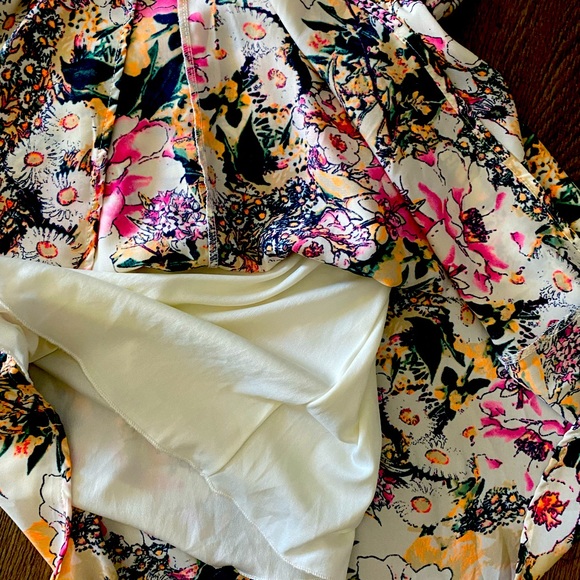 Everly Floral Summer Fit and Flare Dress - Picture 2 of 4